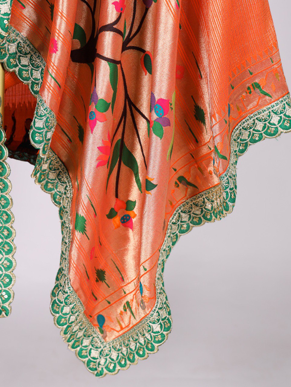 Jacquard silk dupatta