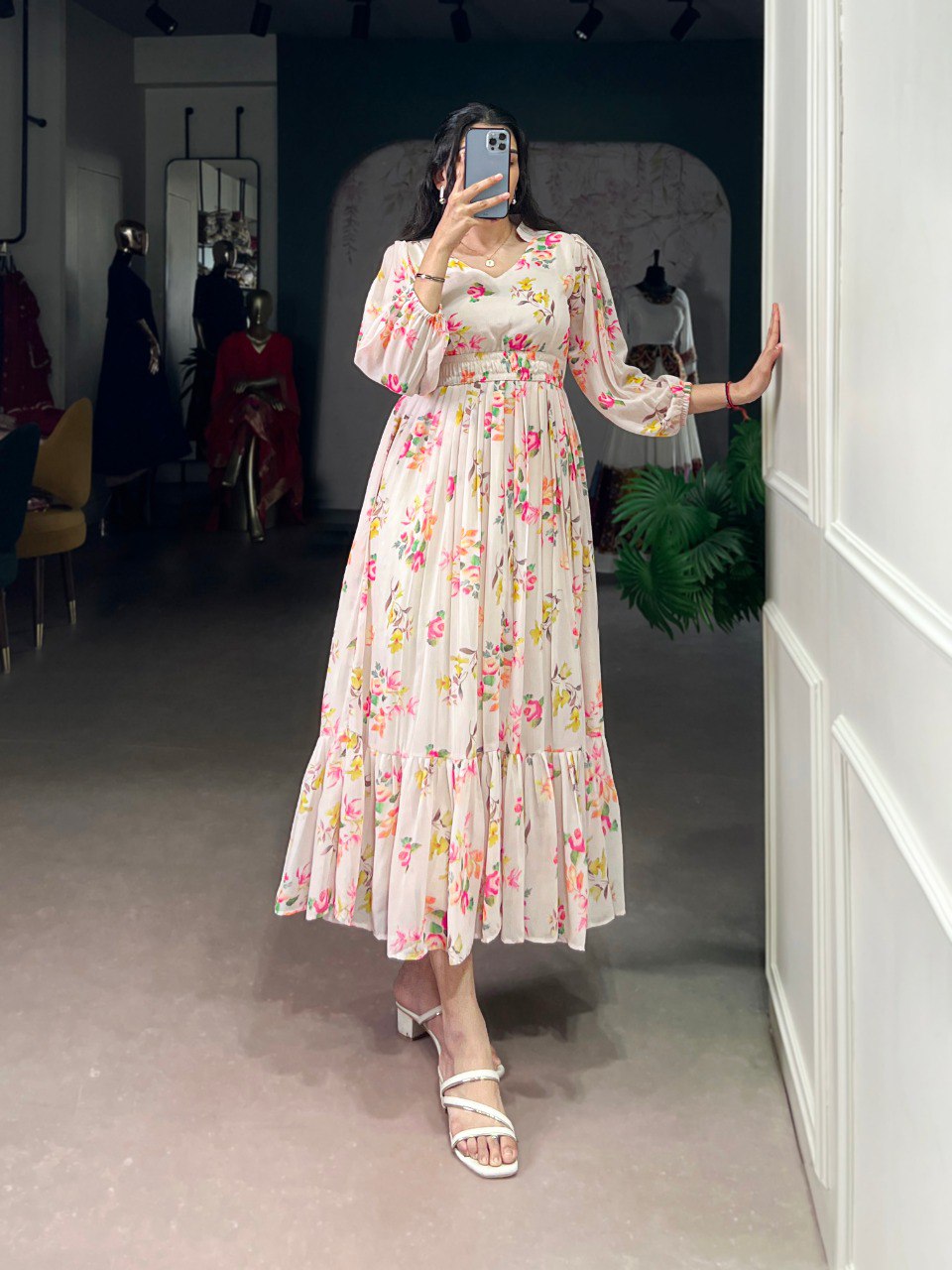 Georgette elegance frock