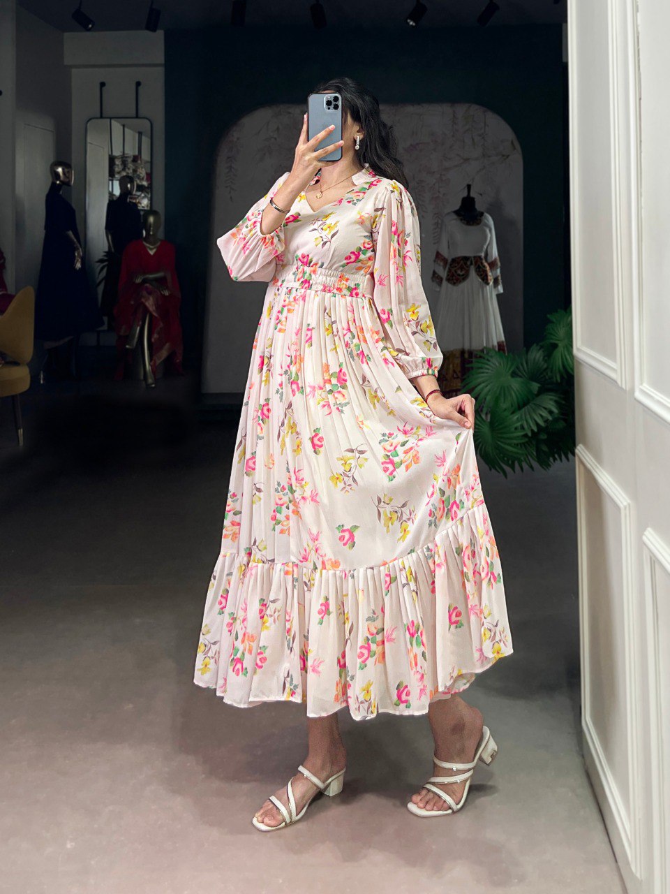 Georgette elegance frock