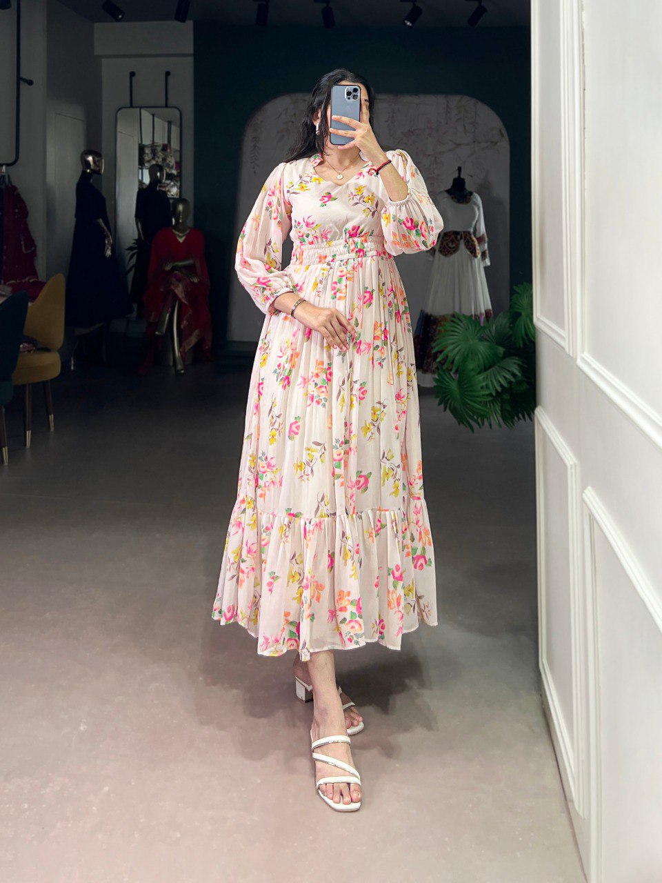 Georgette elegance frock