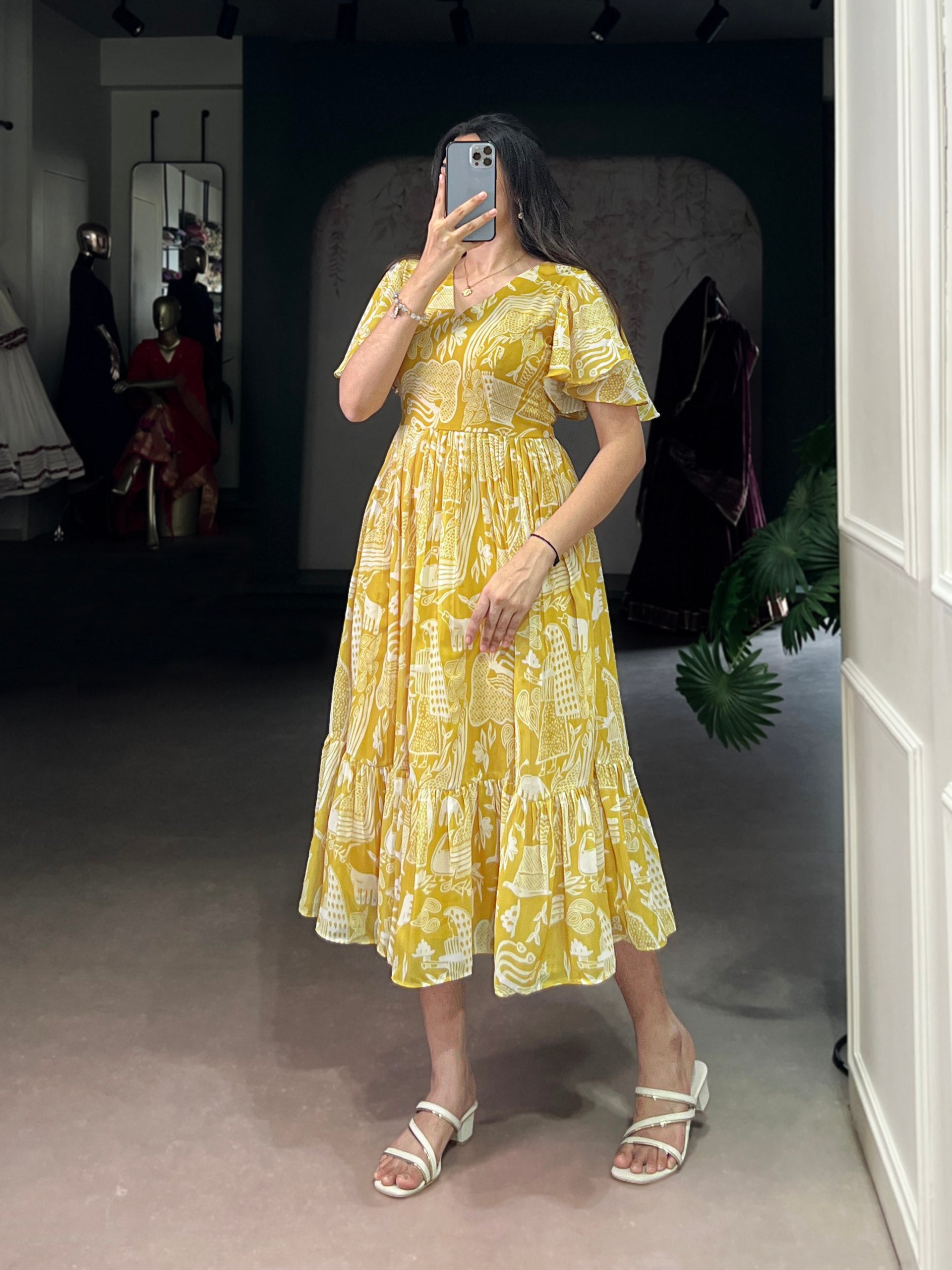 Georgette elegance frock