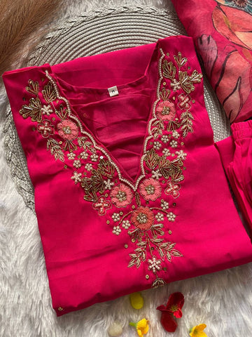 Handwork kurta set