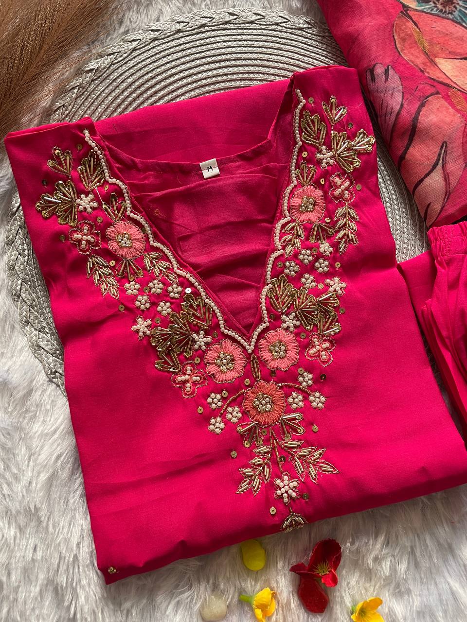 Handwork kurta set