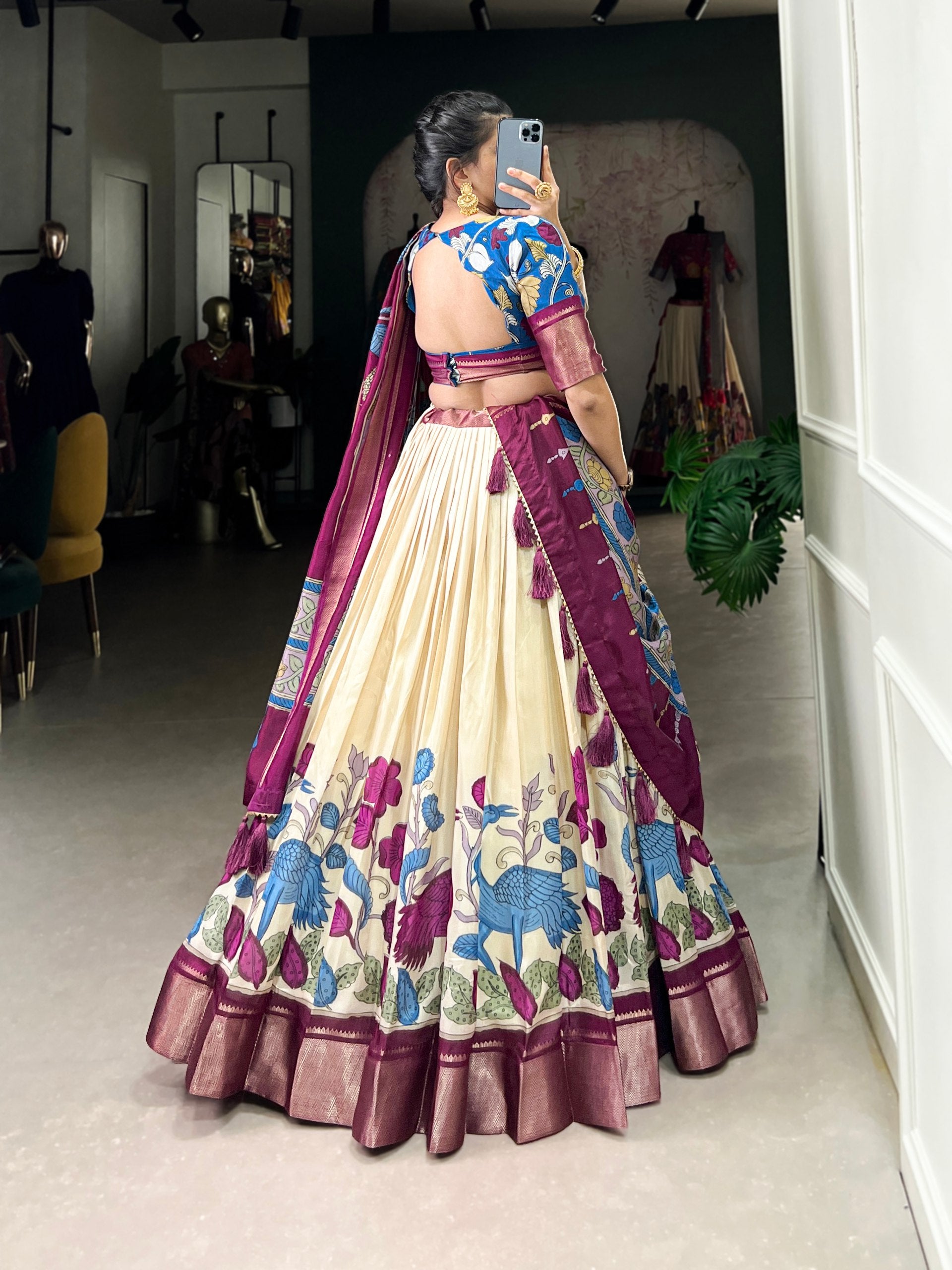 Kalamkari Lehenga