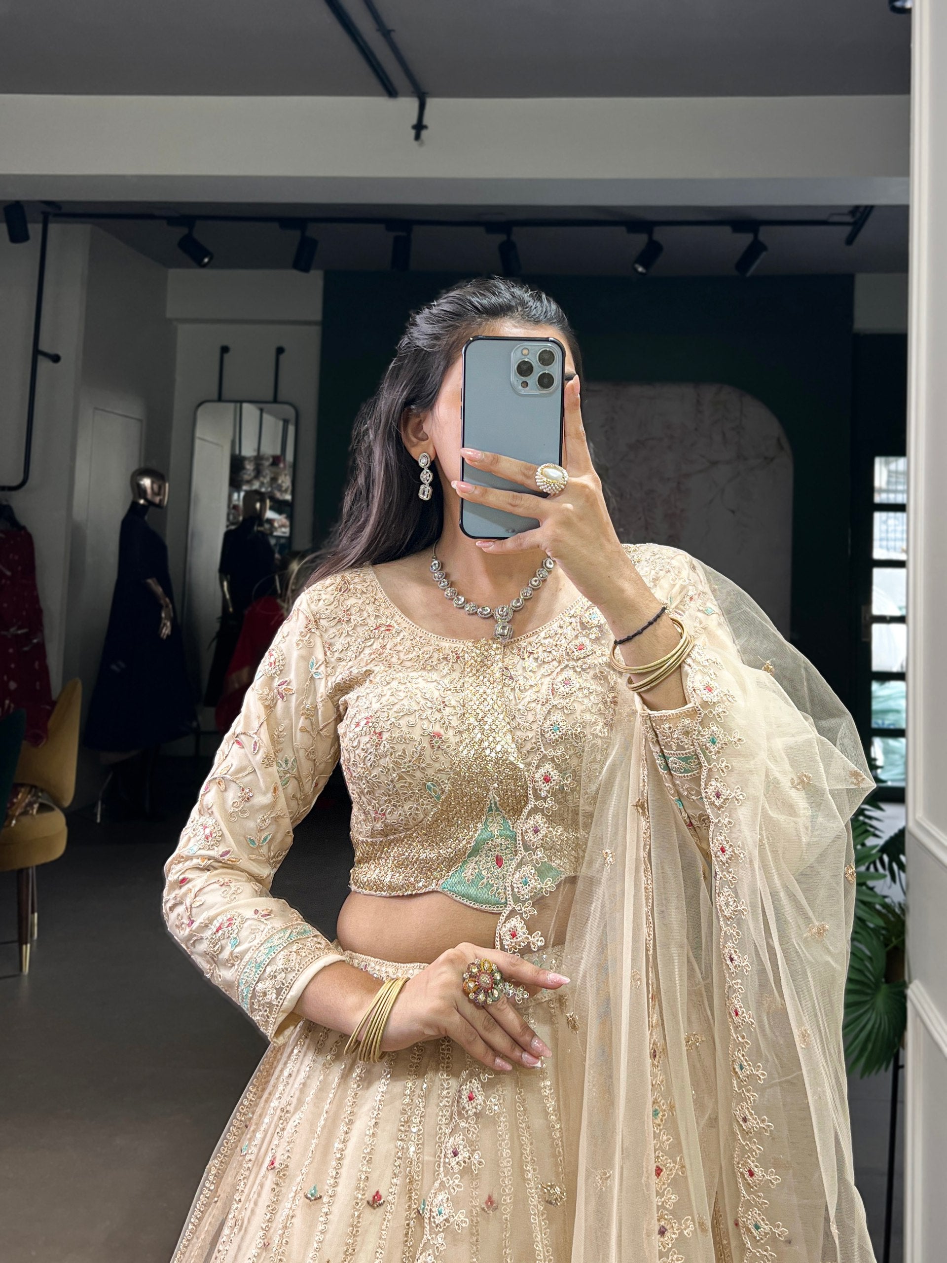 Bridal pastel Lehenga choli