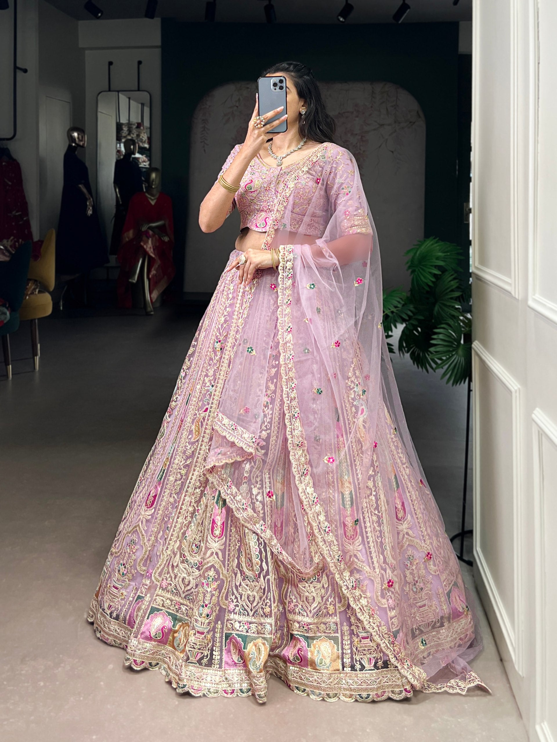 Bridal pastel Lehenga choli