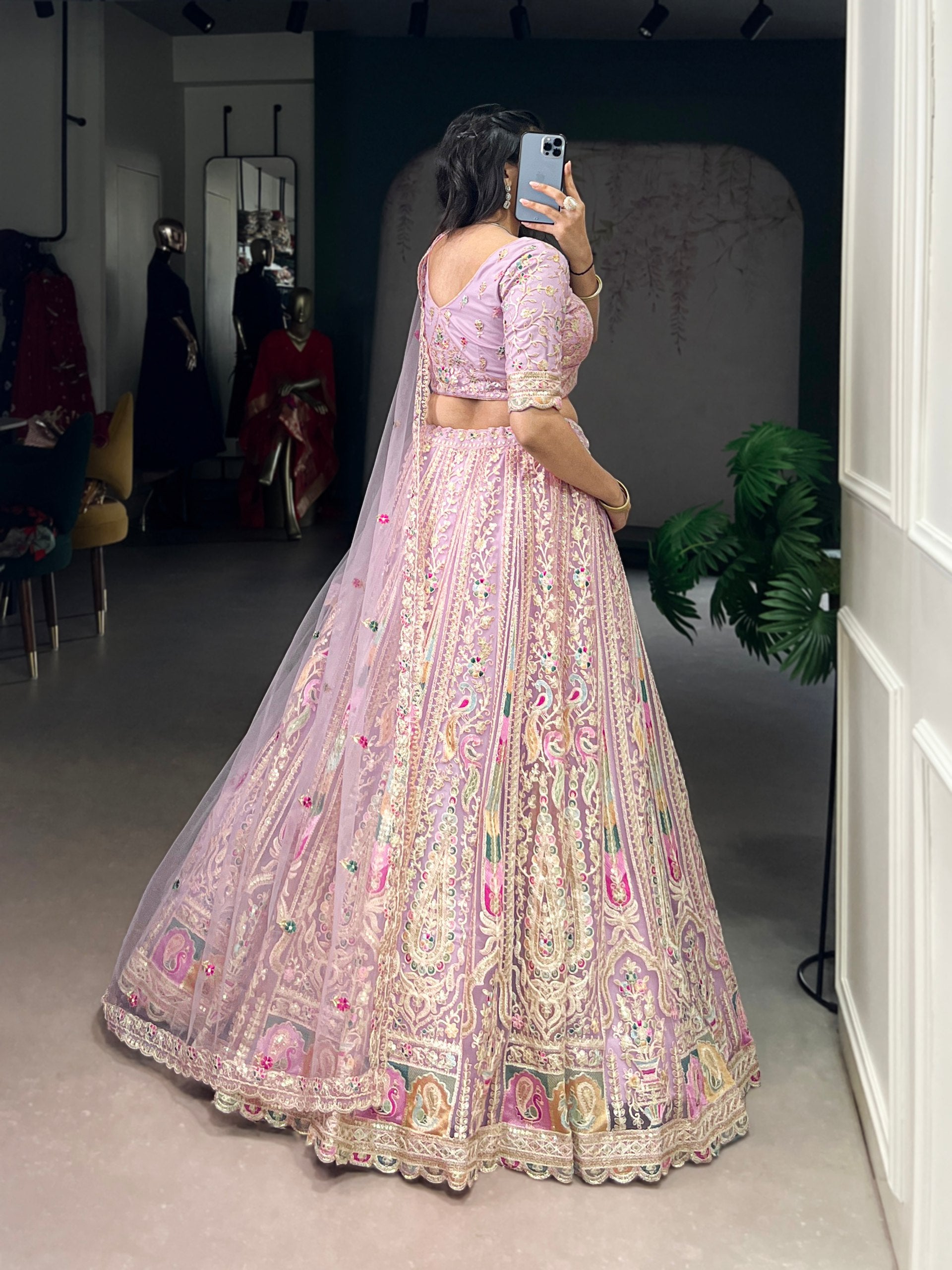 Bridal pastel Lehenga choli