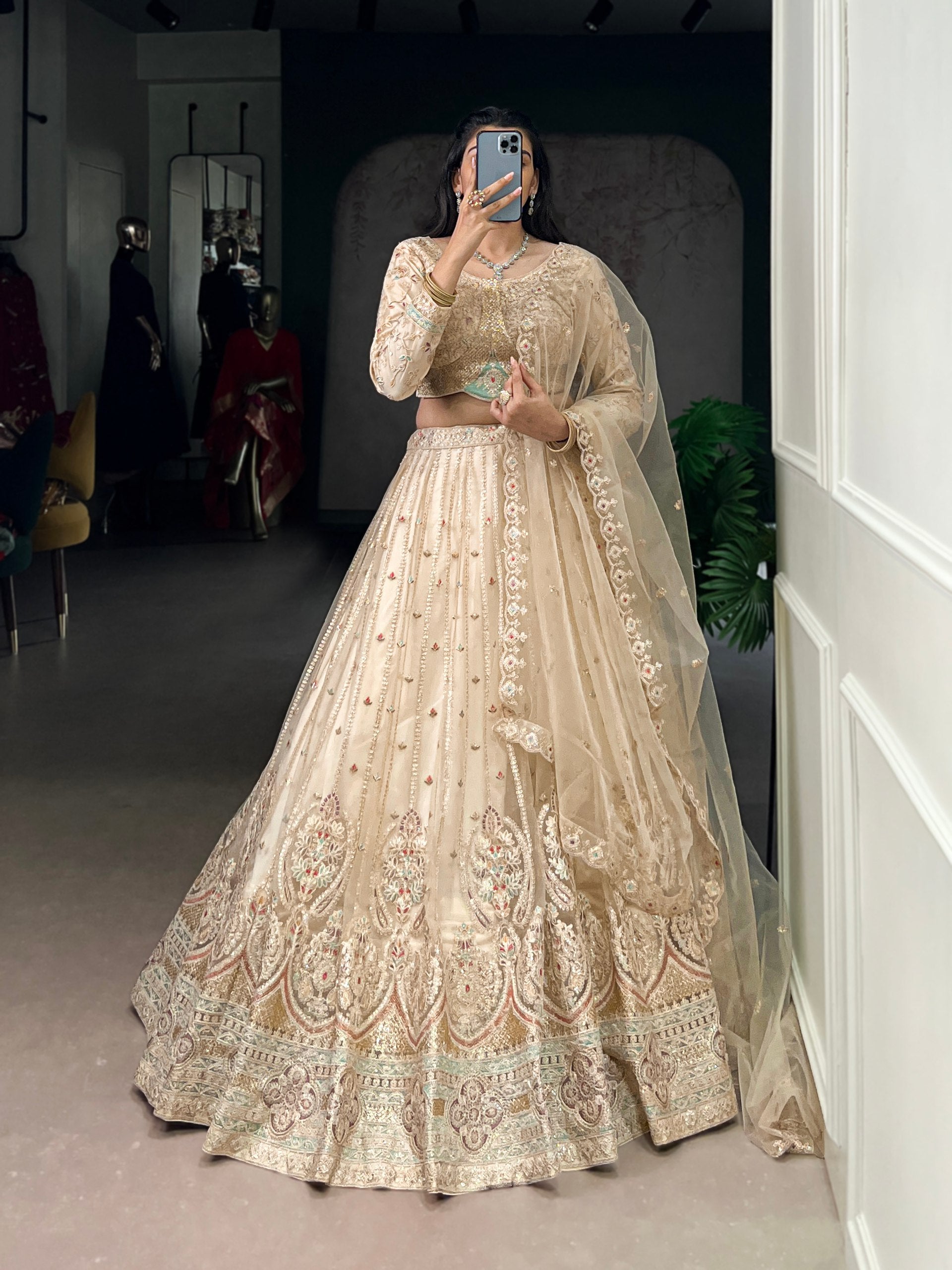 Bridal pastel Lehenga choli