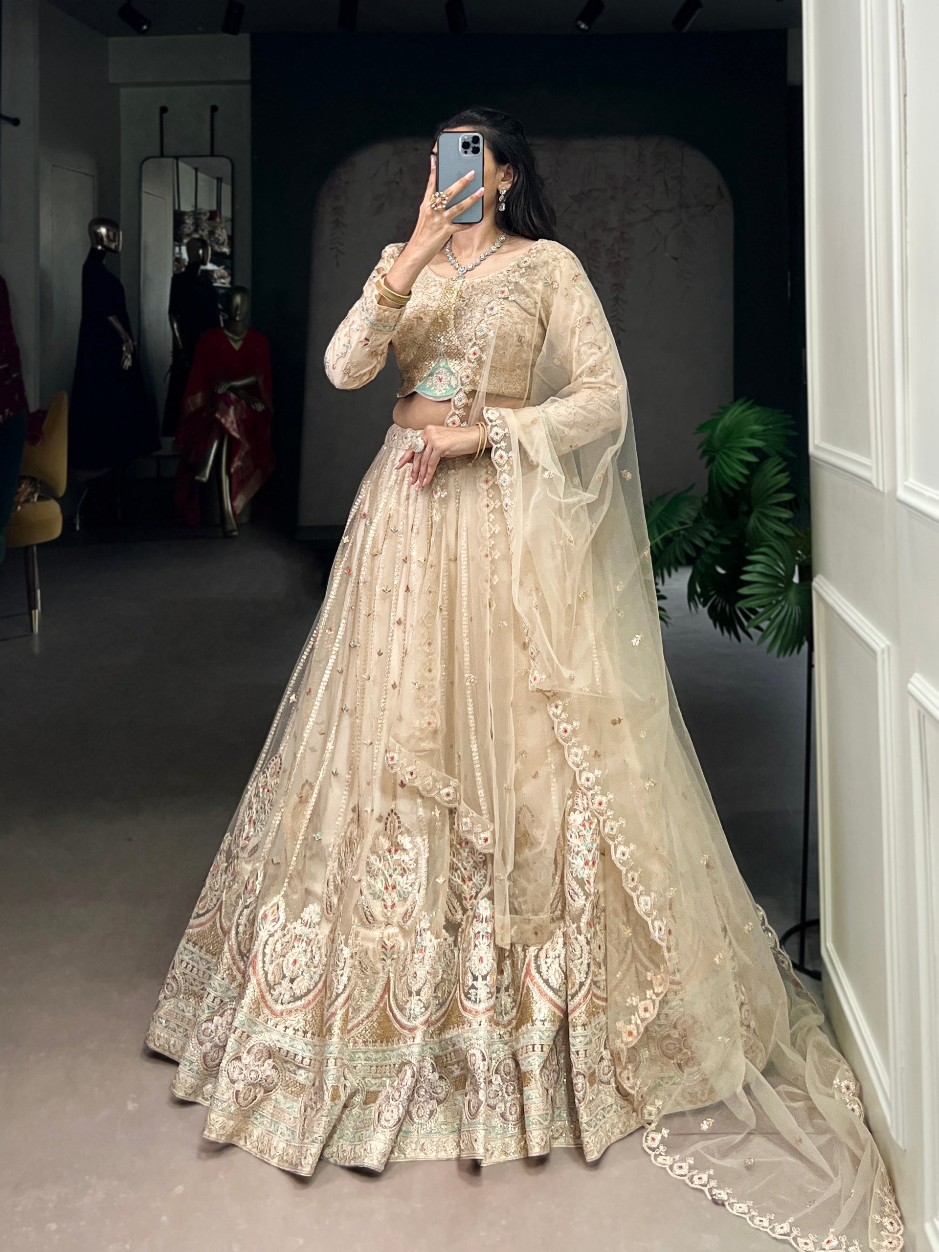 Bridal pastel Lehenga choli