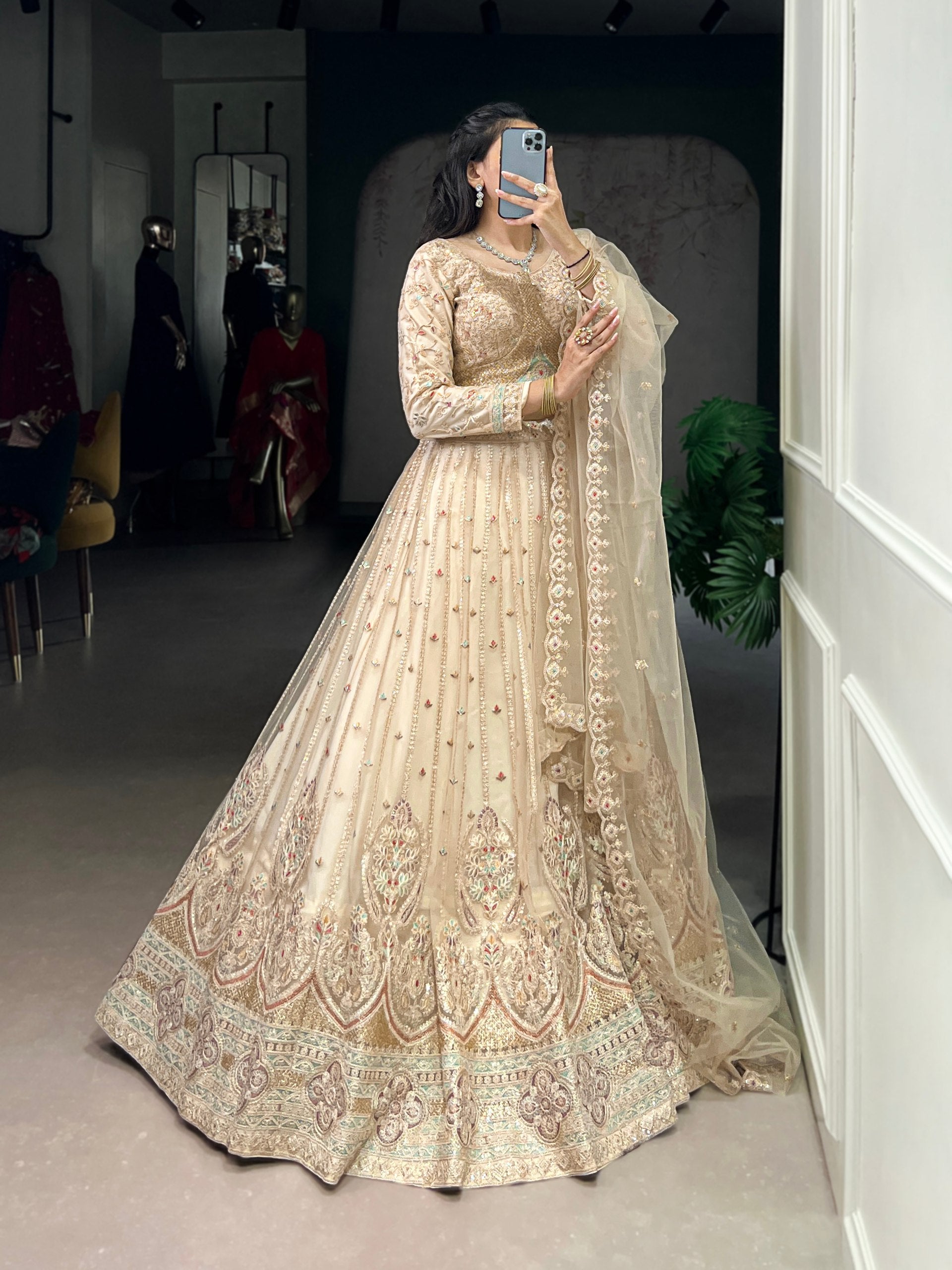 Bridal pastel Lehenga choli