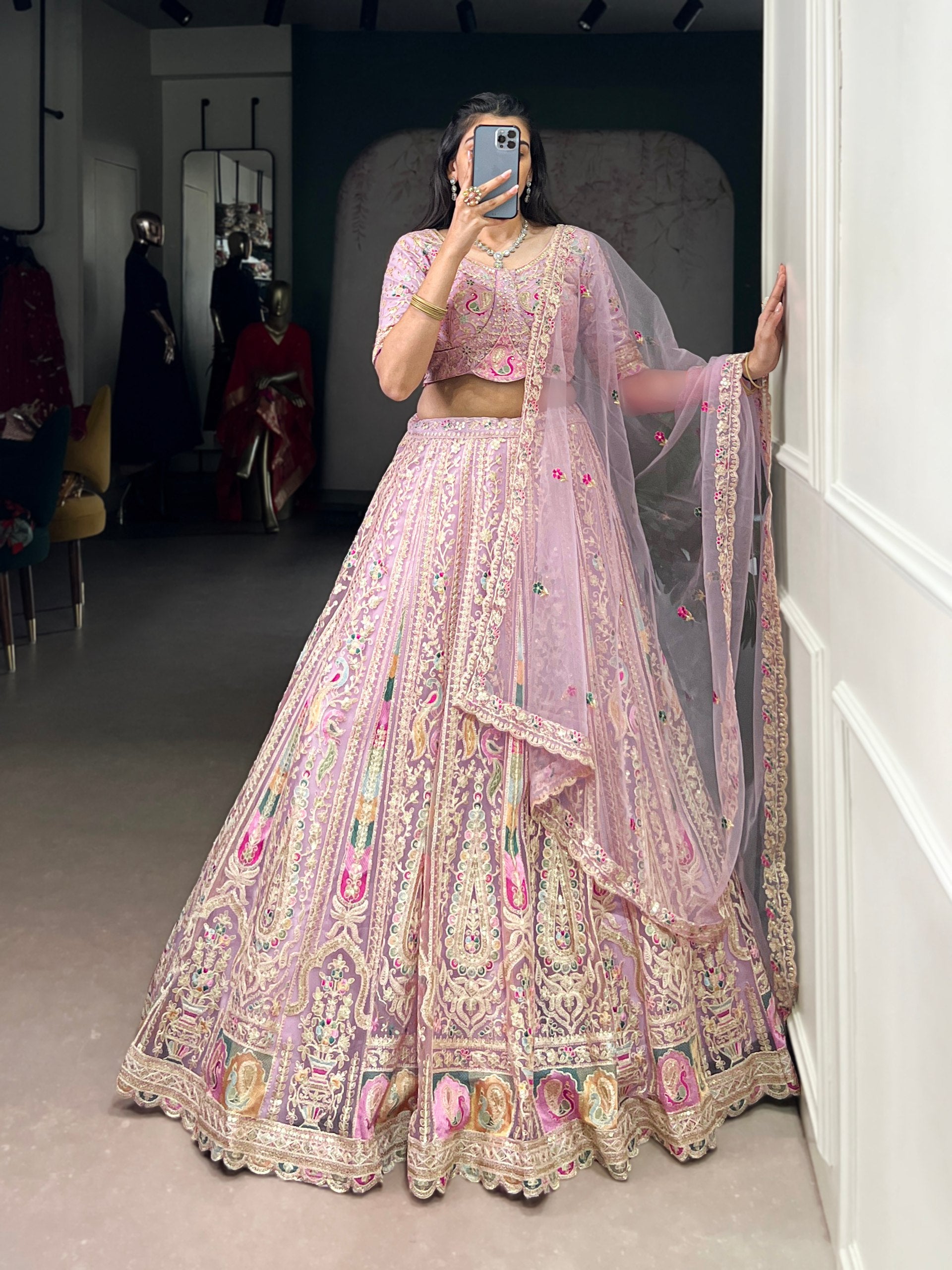 Bridal pastel Lehenga choli