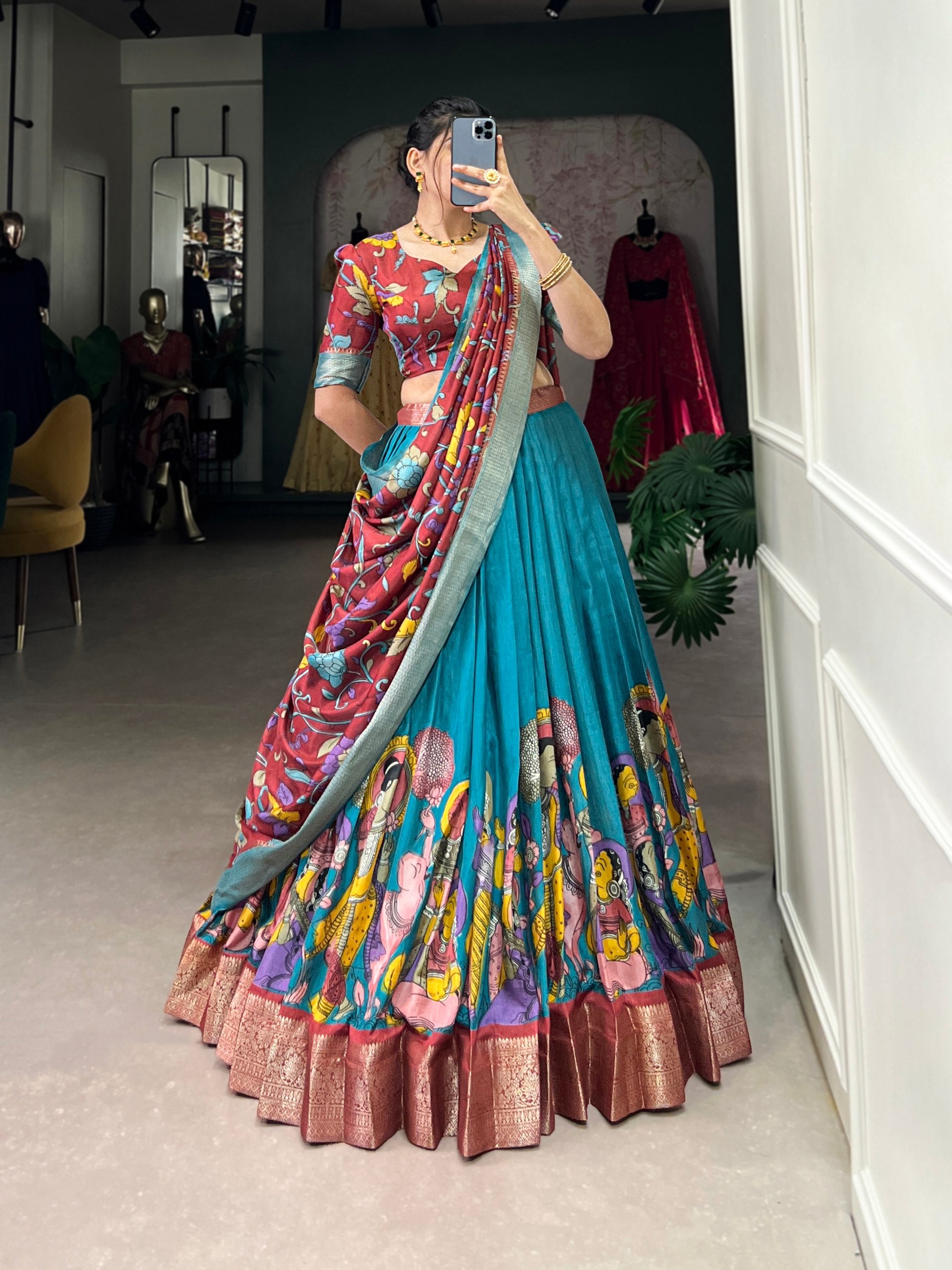 Kalamkari Lehenga