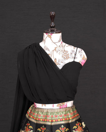 Banarasi silk lehenga