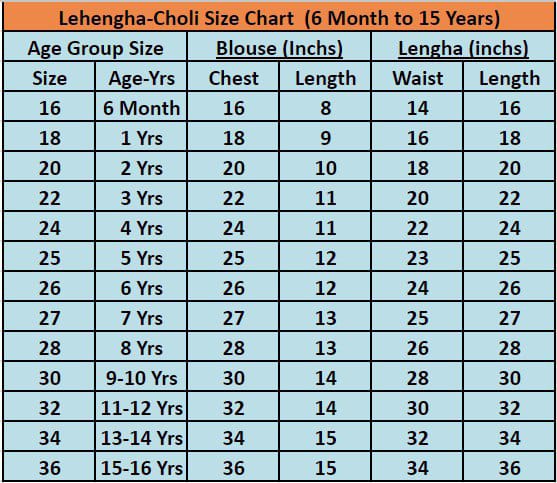 Soft Satin Kids Lehenga Set