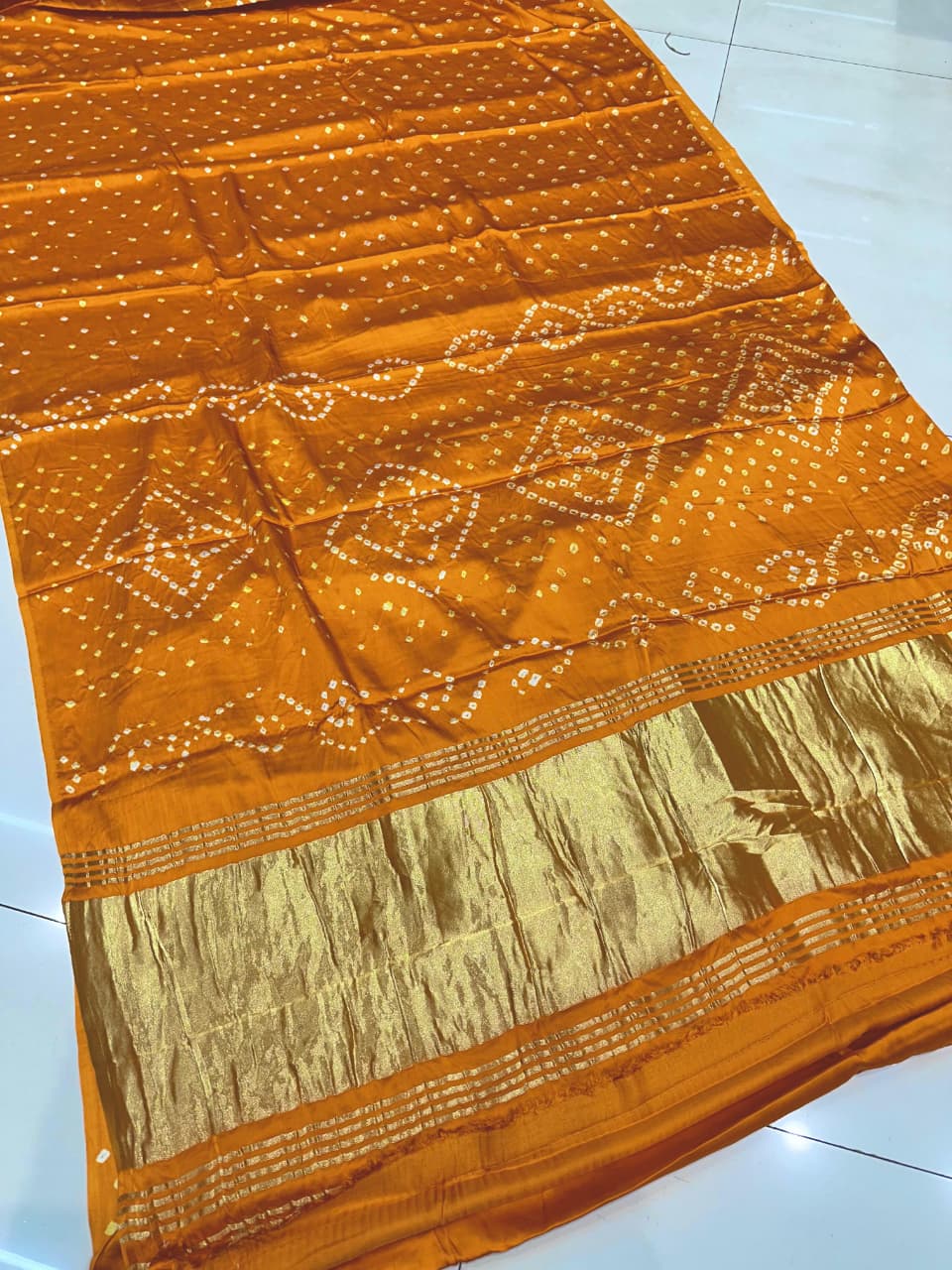 Gaji Silk Original Bandhani Saree ❤️