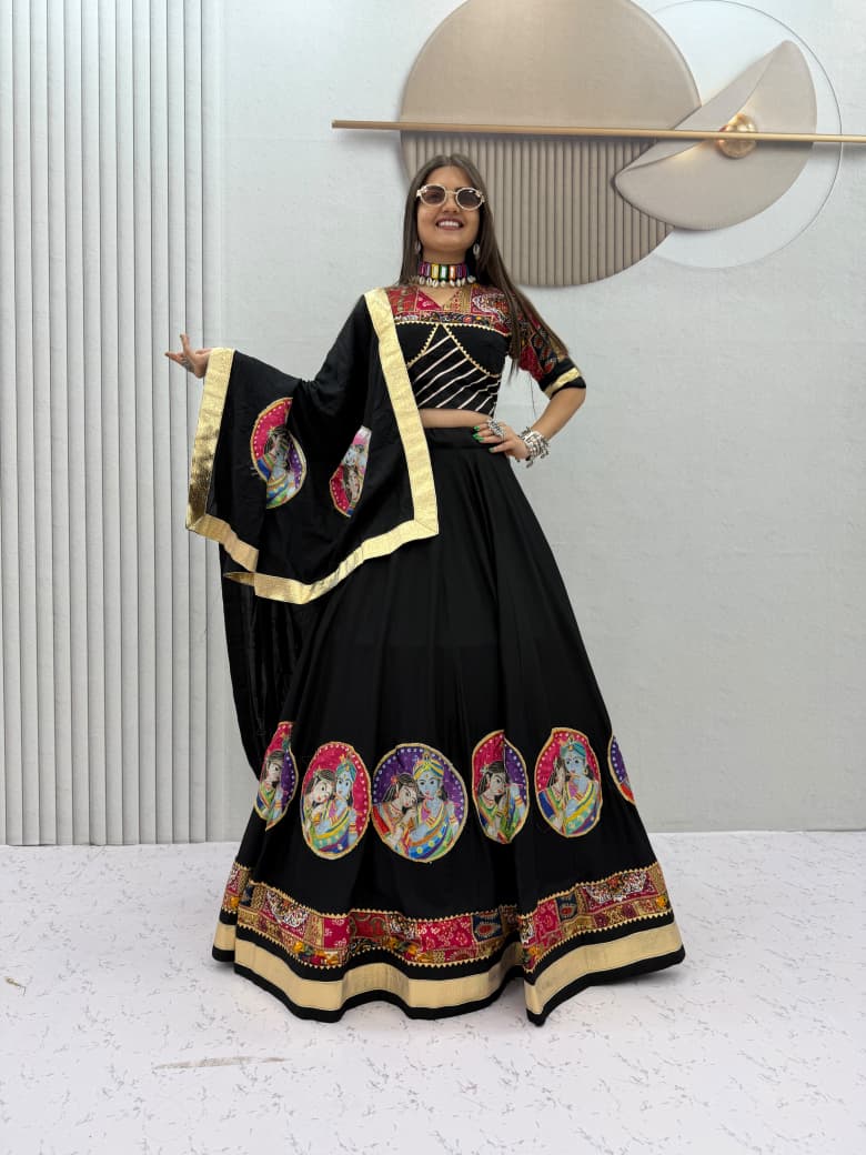 Navratri Special Pure Cotton Lehenga Choli
