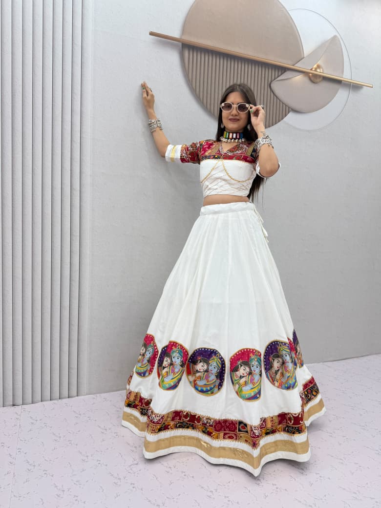 Navratri Special Pure Cotton Lehenga Choli