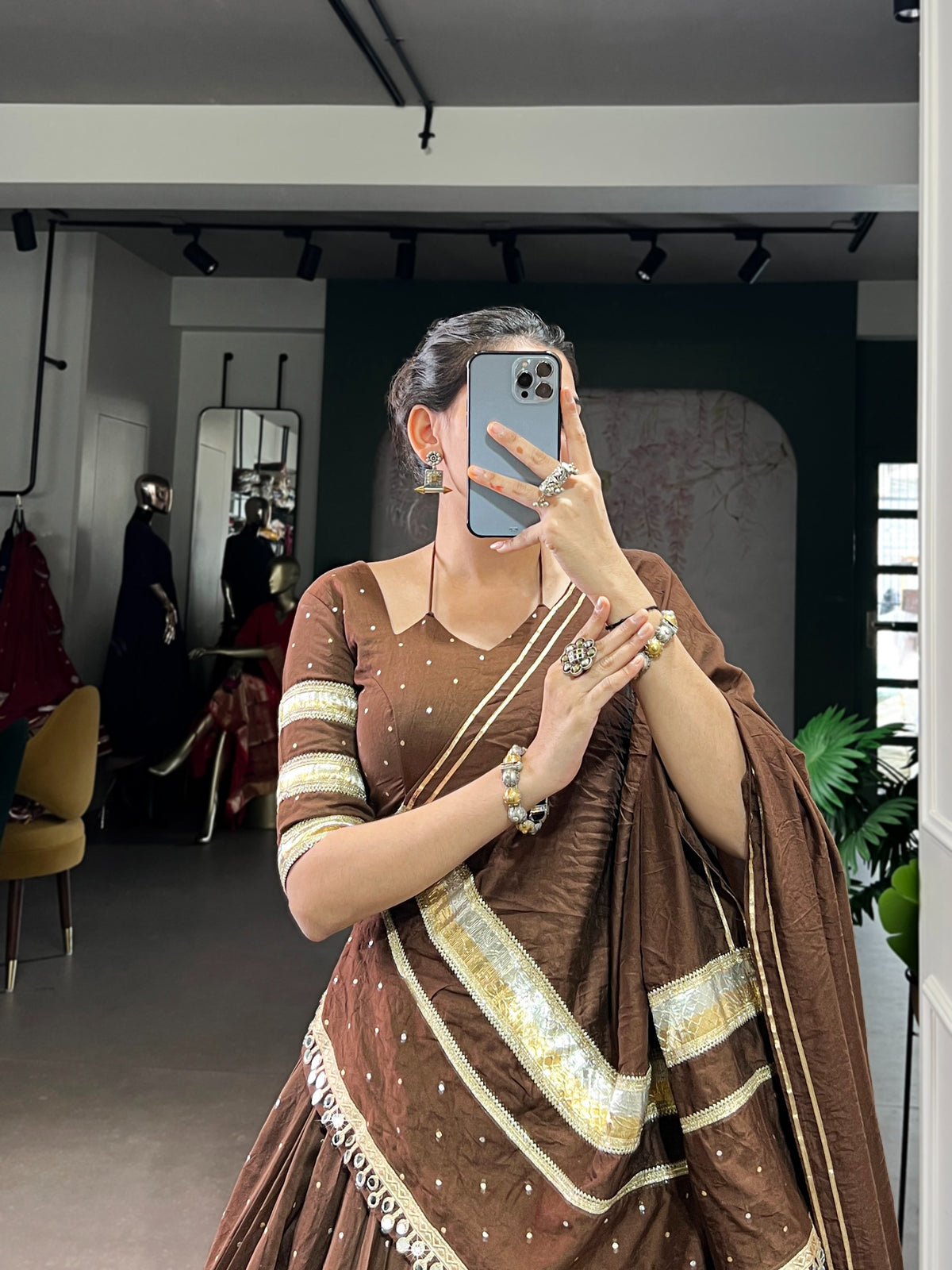Chanderi classic lehenga