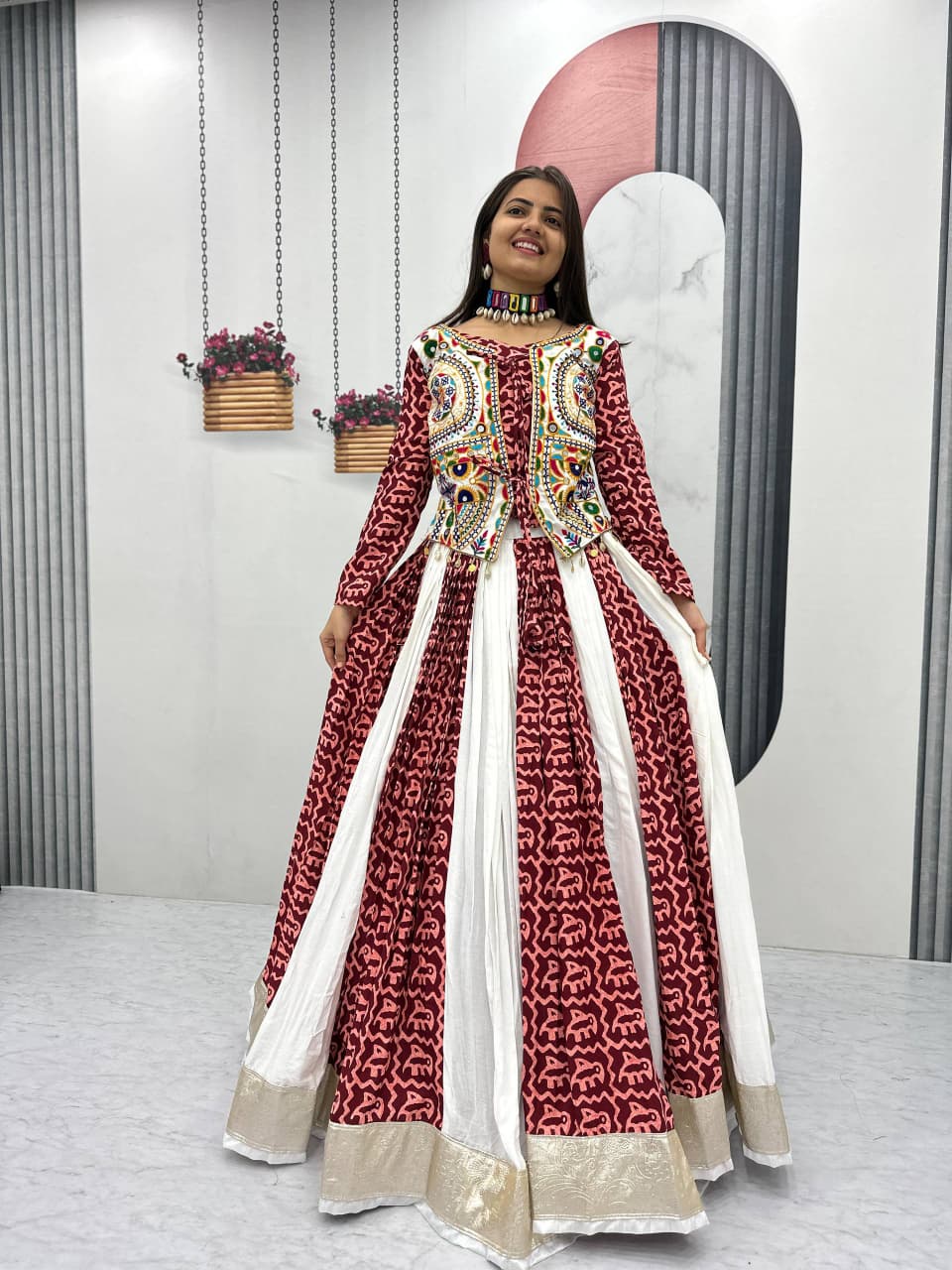 Navratri Special Pure Cotton Lehenga Choli 👗💌🥢💃🏿