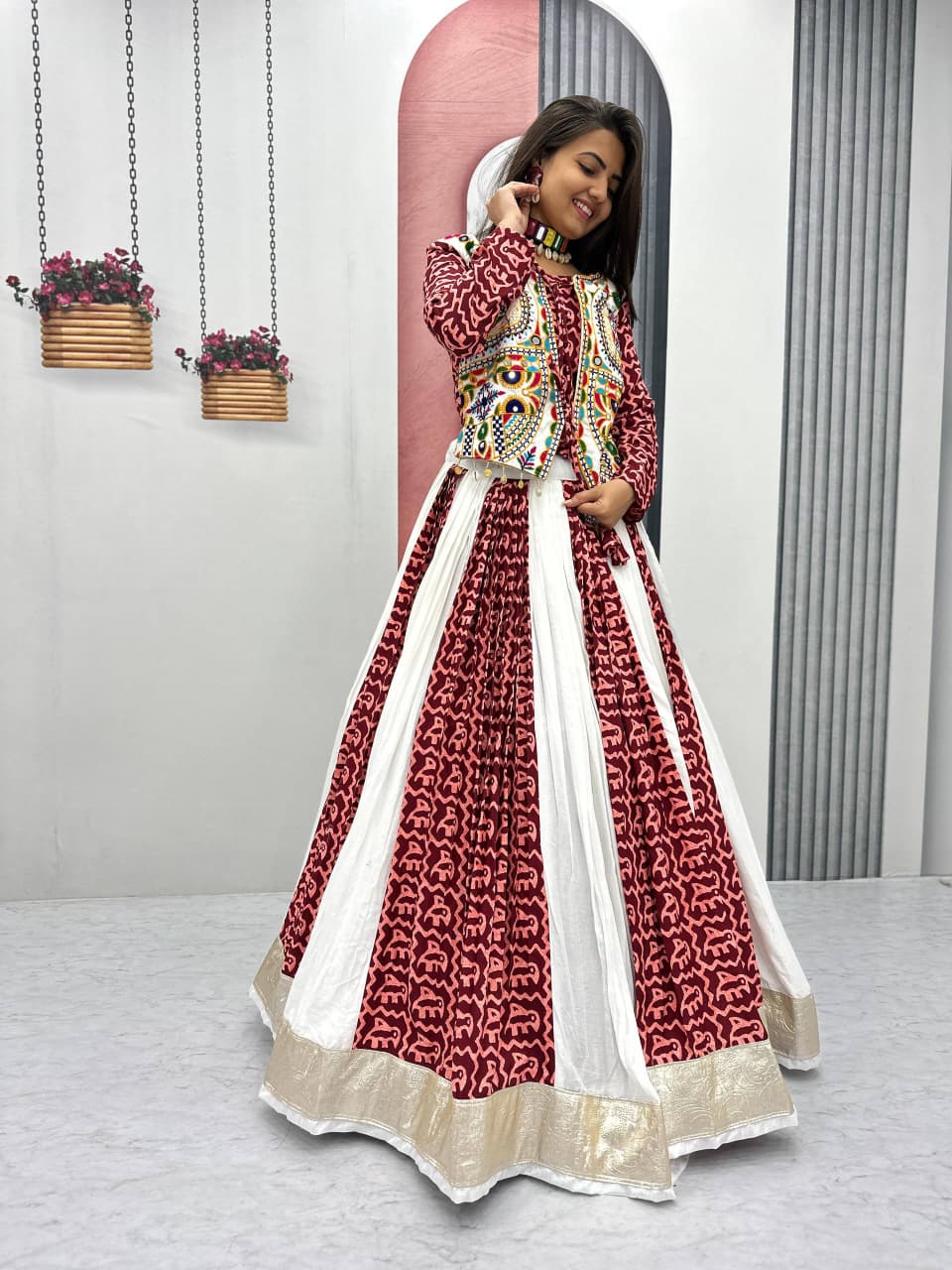 Navratri Special Pure Cotton Lehenga Choli 👗💌🥢💃🏿