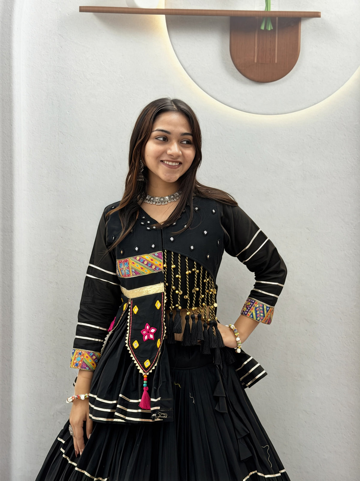Navratri hand Work Lehenga