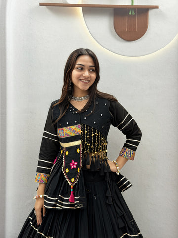 Navratri hand Work Lehenga