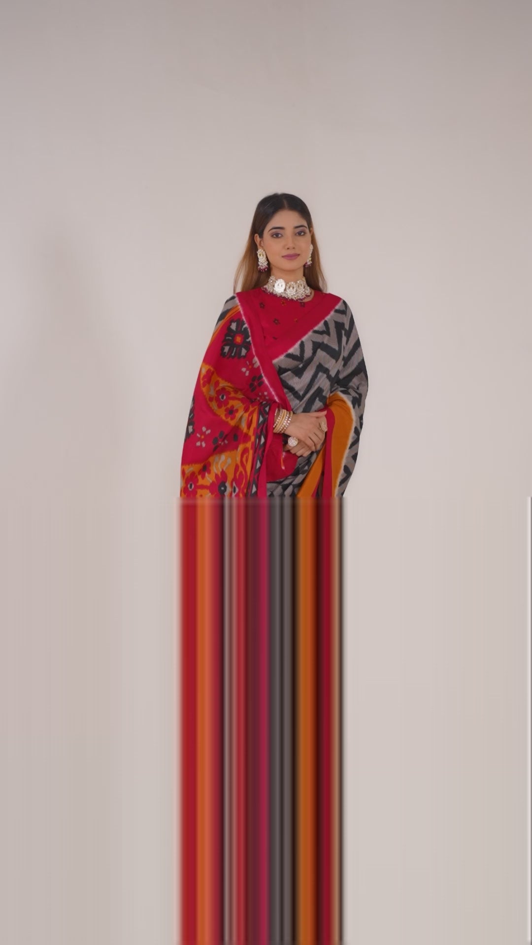 Tasar Silk Printed Saree