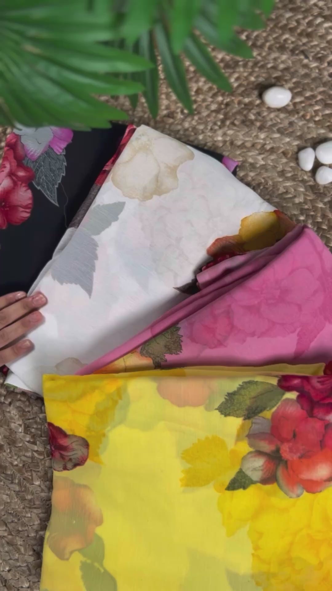 Chiffon Floral Printed Saree