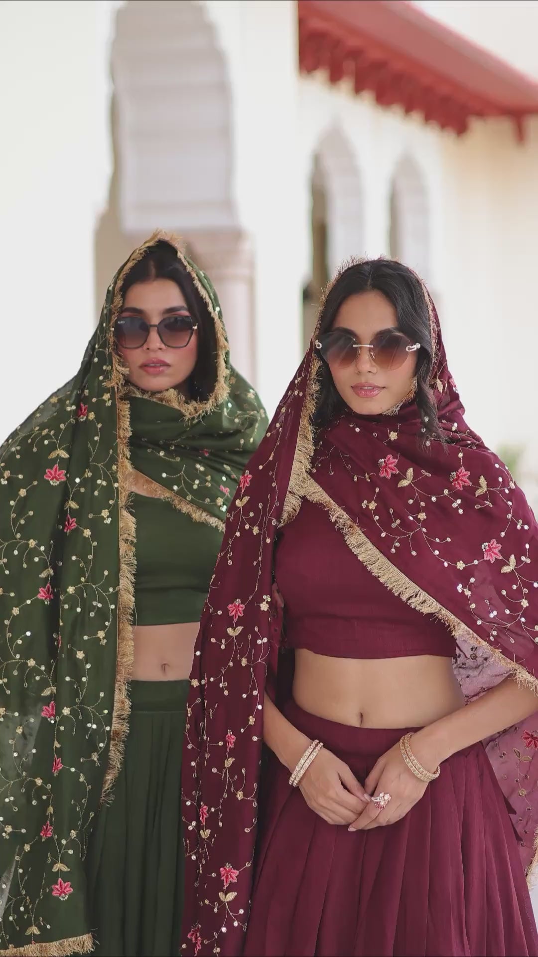 Vichitra Silk Lehenga Choli