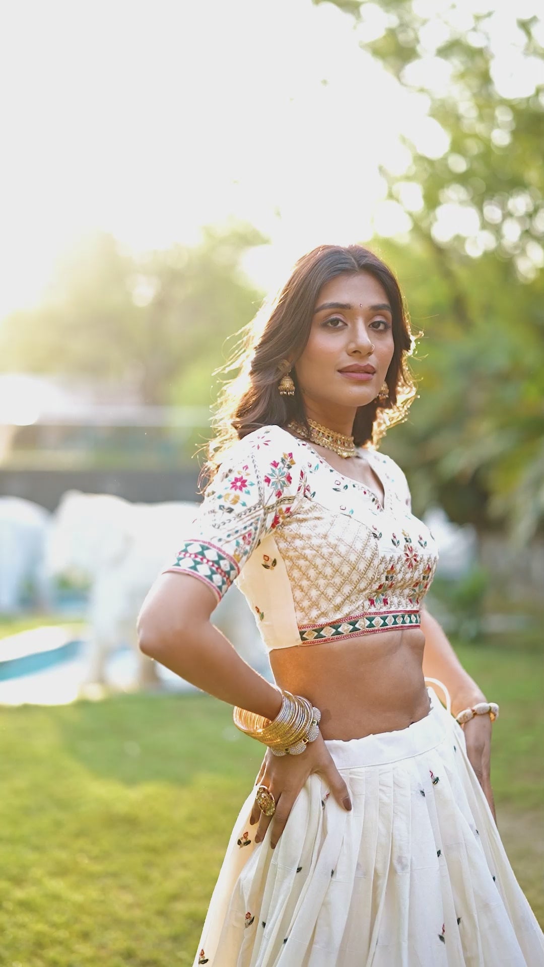 Khadi cotton Lehenga Choli