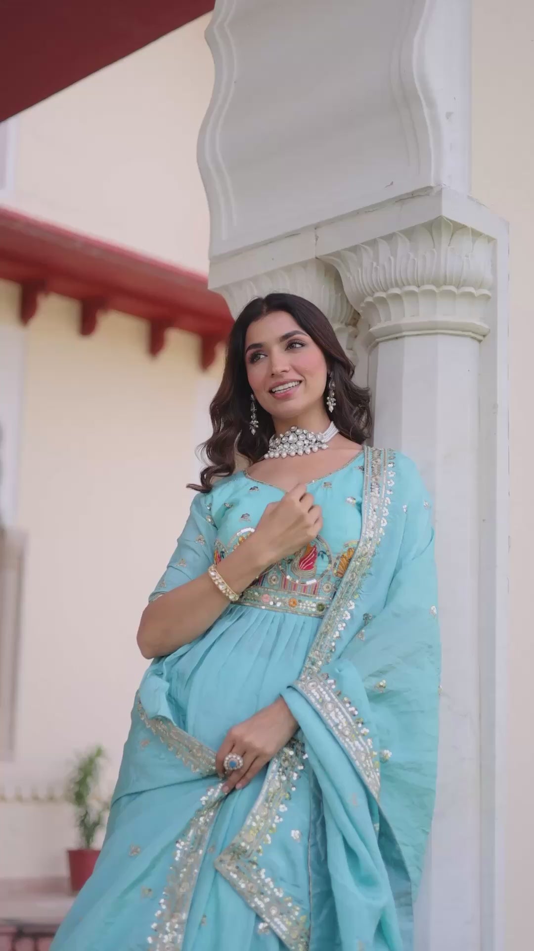 Designer Sequins Embroidery Lehenga Choli