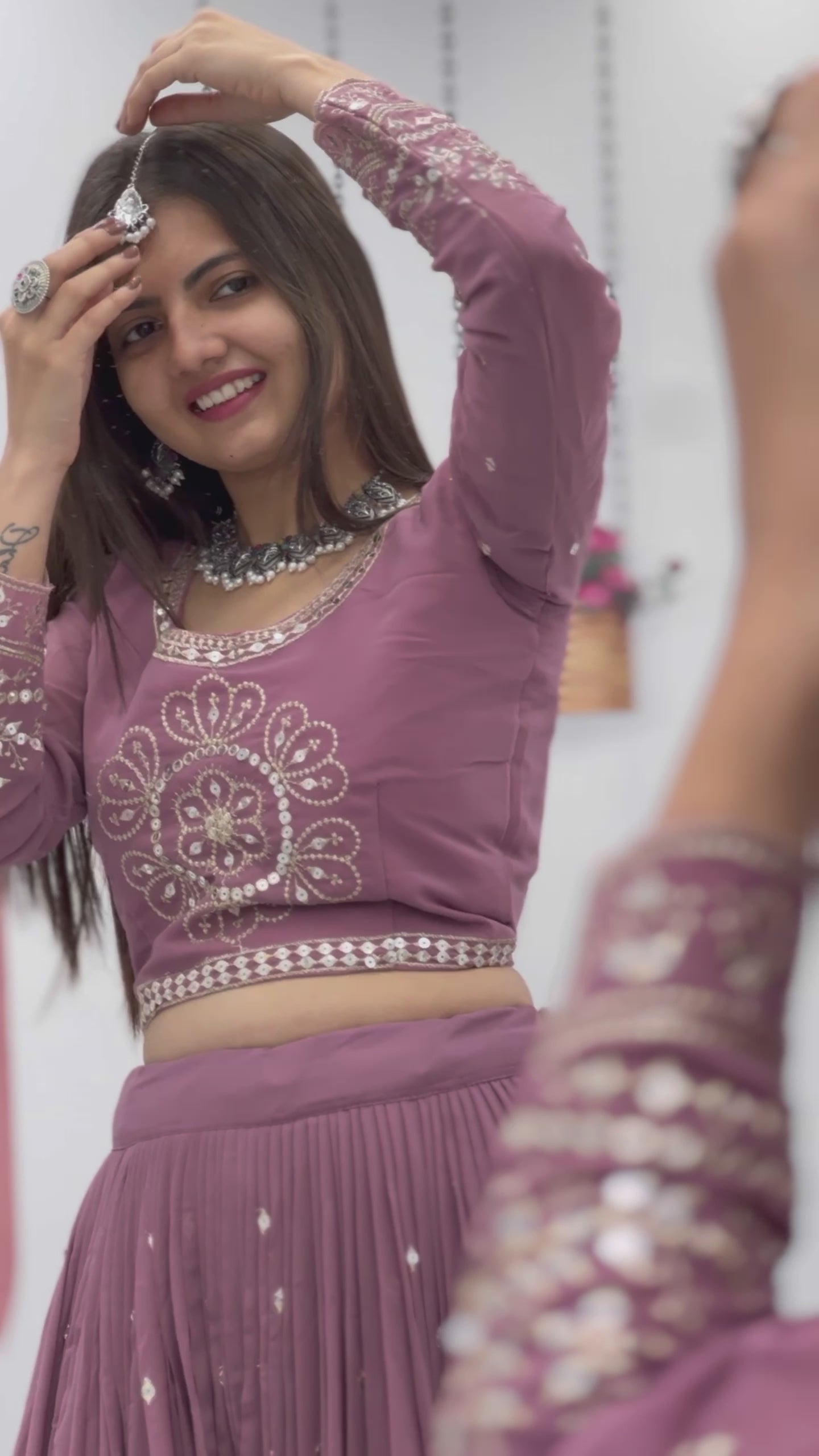 Heavy Fox Georgette With Heavy Embroidery Lehenga Choli