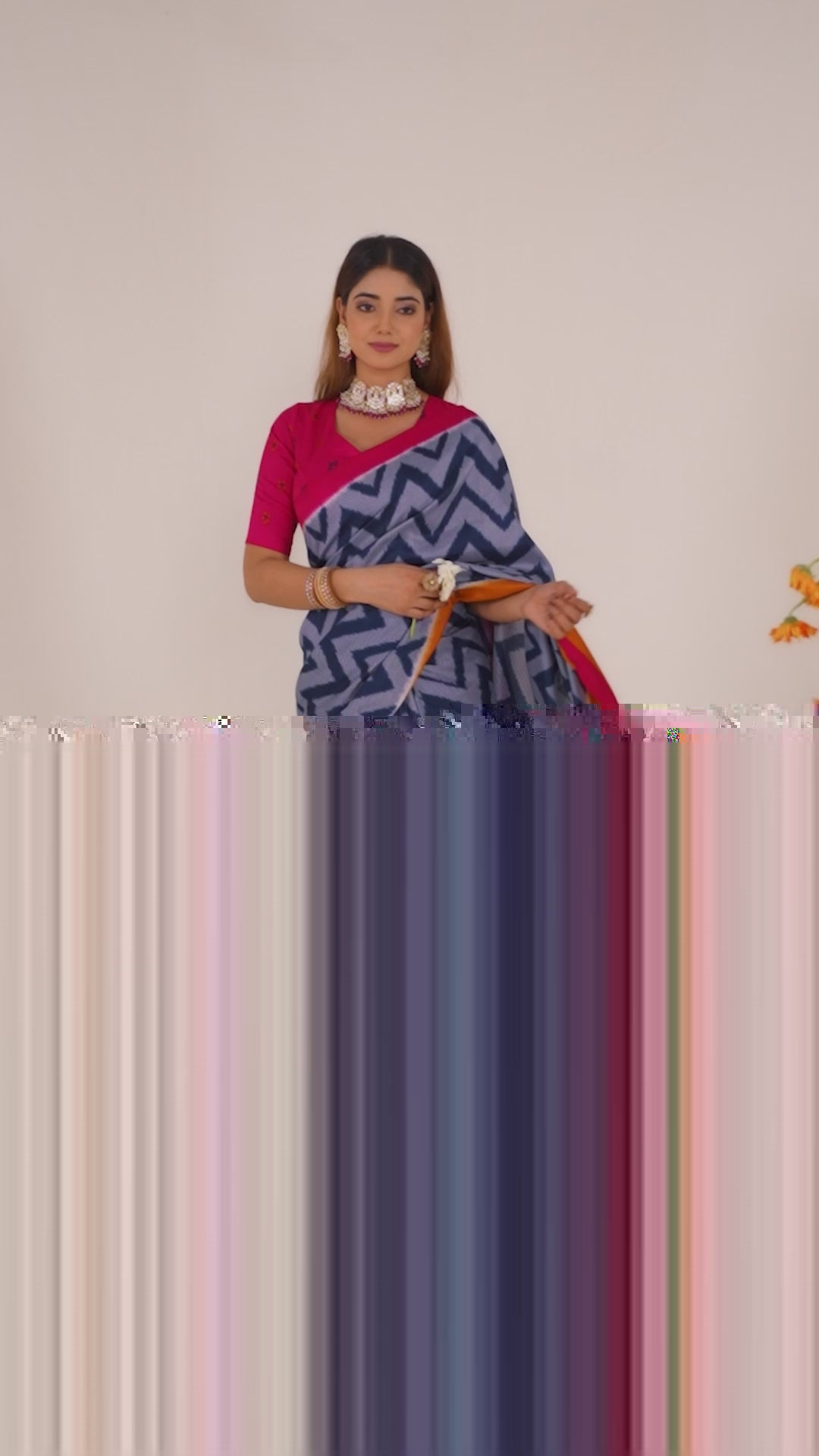 Tasar Silk Printed Saree