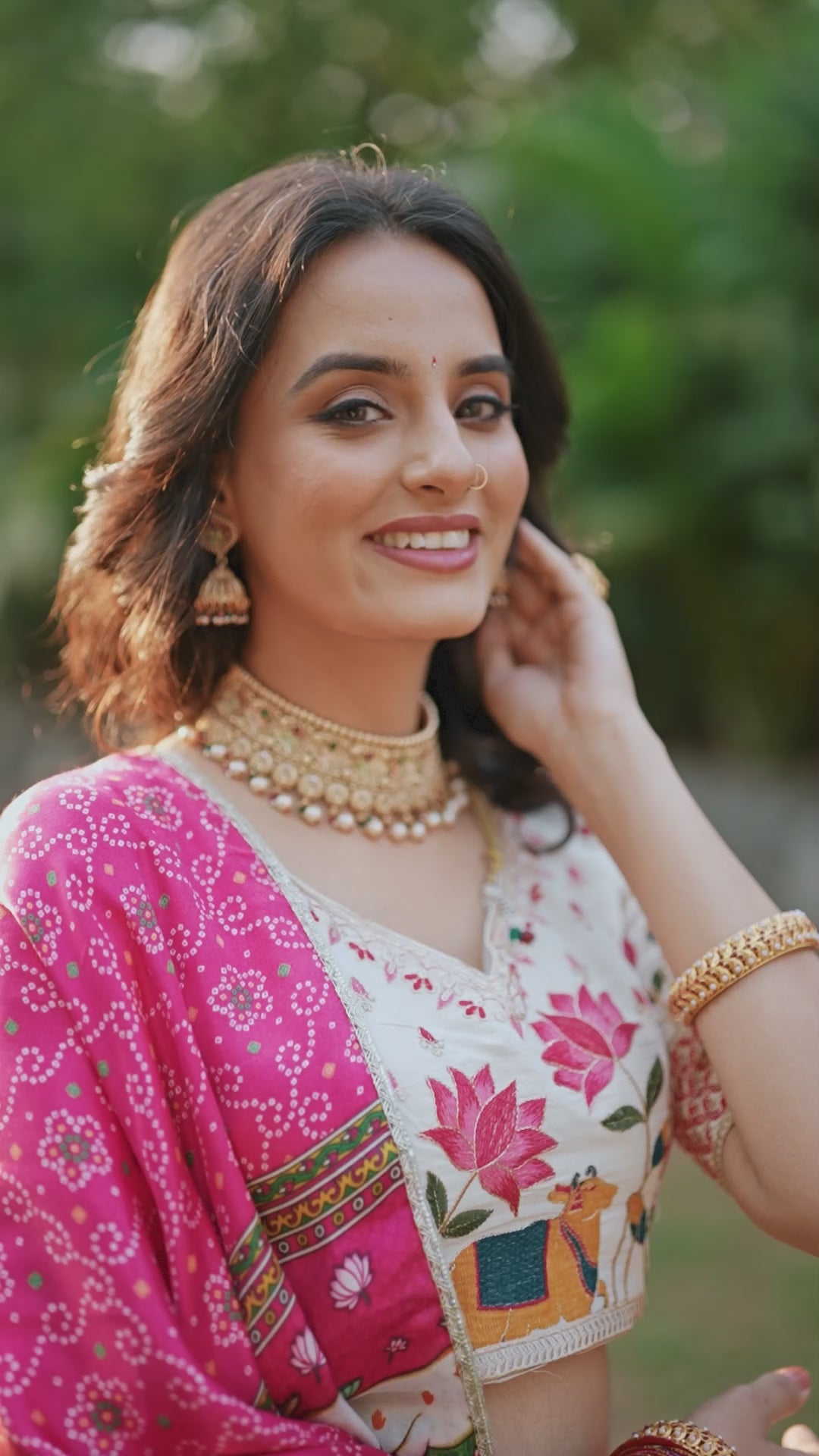 Khadi cotton Lehenga Choli