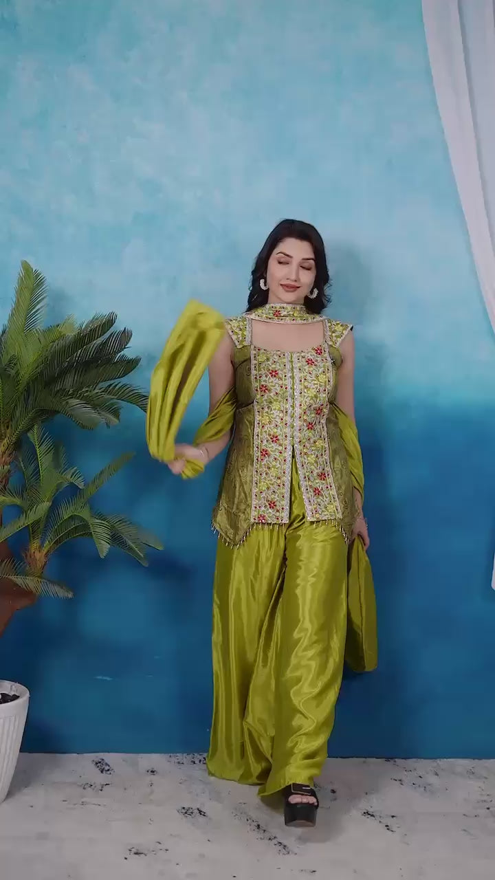 Heavy Chinon Two Piece Suit