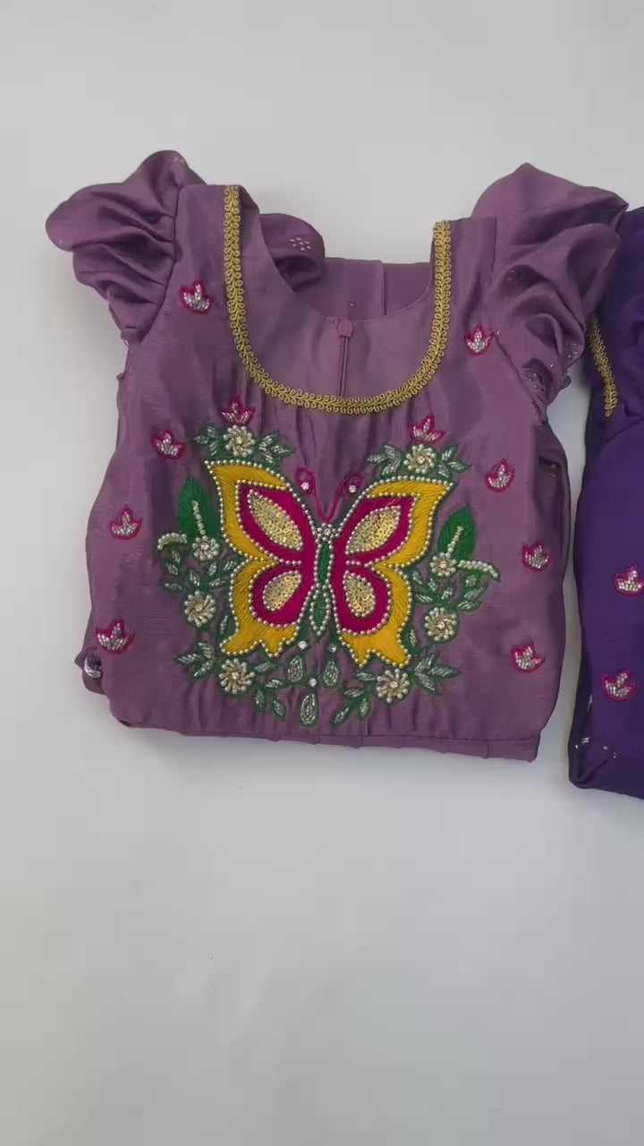 Soft Chinnon Kids Gown