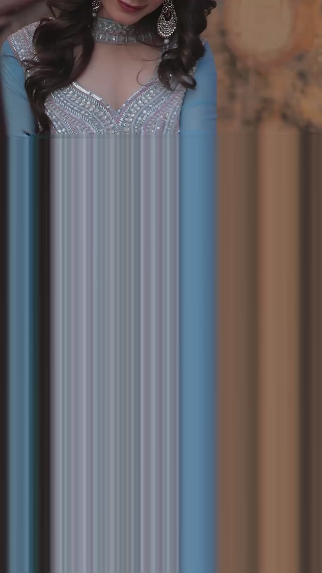 Designer Georgette Gown