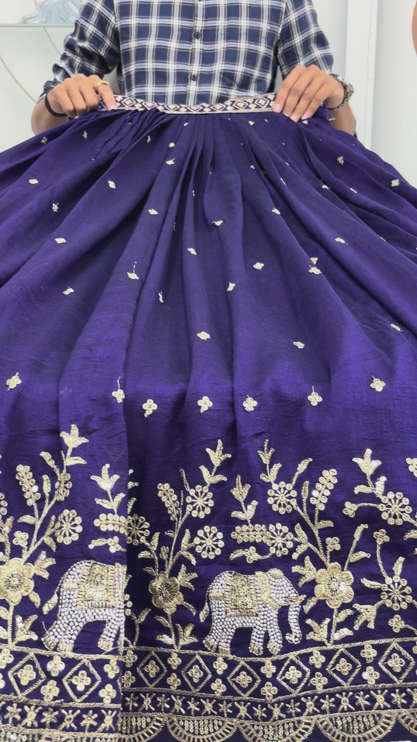 Vichitra Silk Lehenga Choli