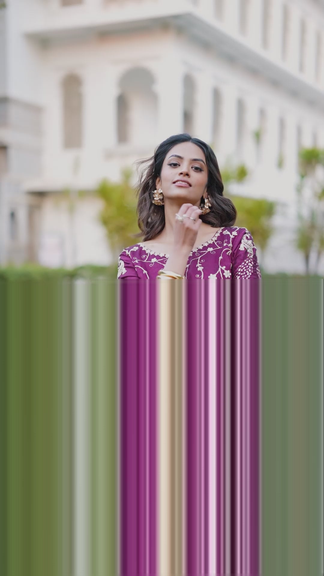 Vichitra Silk Sequins Lehenga Choli