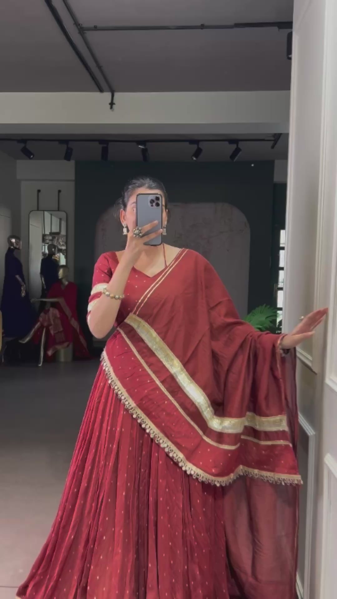 Chanderi classic lehenga