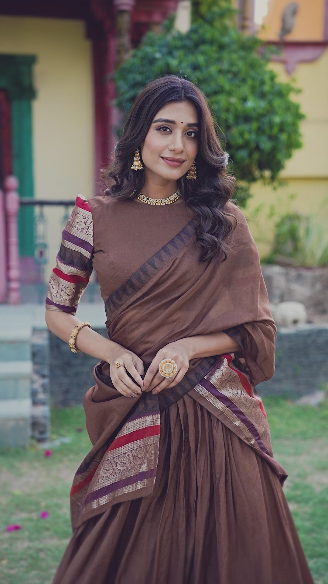 Pure Chanderi  Lehenga Choli