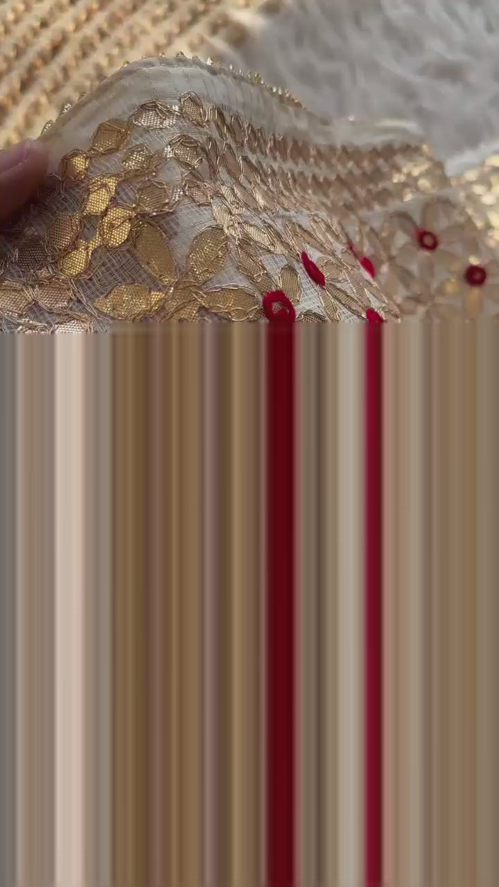 Soft Kota doriya Saree with Gotapatti Work